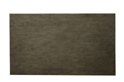 Furniture of America - Taylah 7 Pc. Dining Table Set in Weathered Gray/Beige - CM3607T-7PK View 3