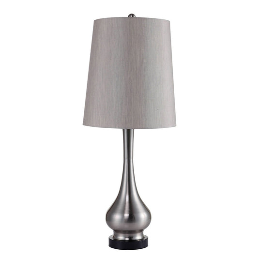 Furniture of America - Teri 13"H Table Lamp in Silver - L731200SN View 1