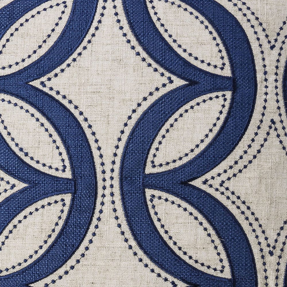Furniture of America - Teri 20" X 20" Pillow Set of 2 in Beige/Indigo - PL8011-2PK View 2