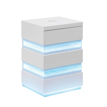 Furniture of America - Terni - Side Table - White - FM-AC8024WH-ST view 2