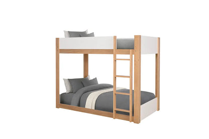 Furniture of America - Terri - Twin/Twin Bunk Bed w/ 6" Mattress - FM-BK204A-T-BED+M6 view 3