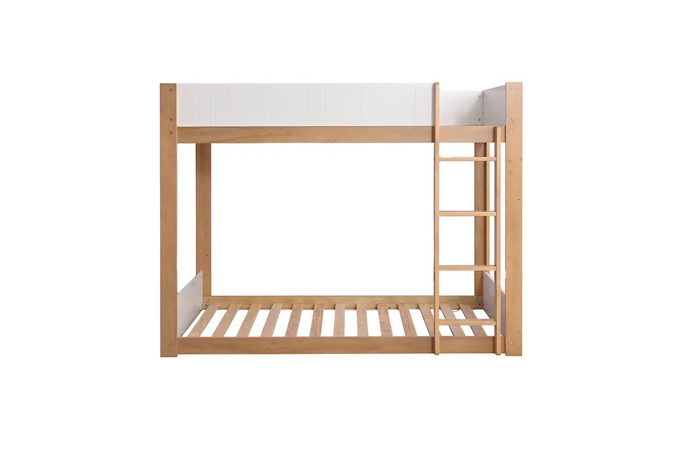 Furniture of America - Terri - Twin/Twin Bunk Bed - White/Natural - FM-BK204A-T-BED view 5