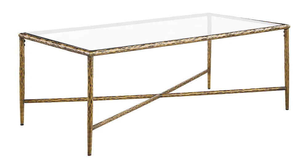Furniture of America - Terva - Coffee Table - Matte Gold - FM47020GD-C-3A view 1
