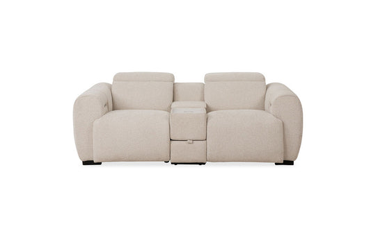 Furniture of America - Thaddea Power Loveseat in White - CM9934WH-LV-PM-PK View 1