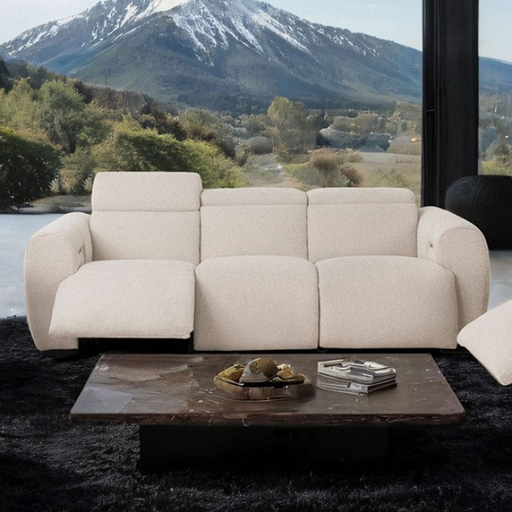 Furniture of America - Thaddea Power Sofa in White - CM9934WH-SF-PM-PK View 1