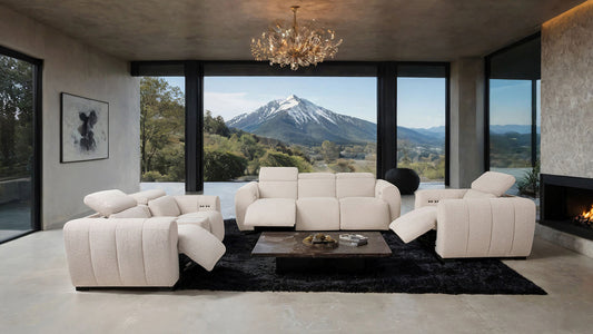 Furniture of America - Thaddea Power Sofa in White - CM9934WH-SF-PM-PK View 2