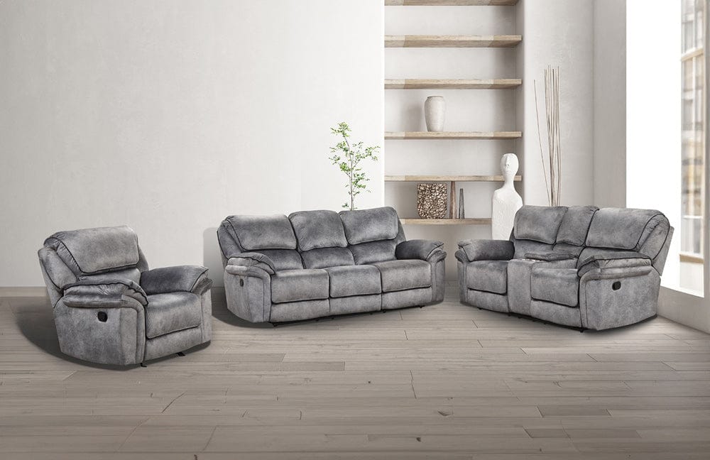 Furniture of America - Themis Loveseat in Gray - NX6002GY-LV View 2