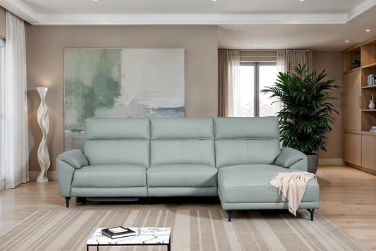 Furniture of America - Themis - Power Sectional, Right Chaise, Pale Blue - CM9937PB-SECT-PM-R view 2