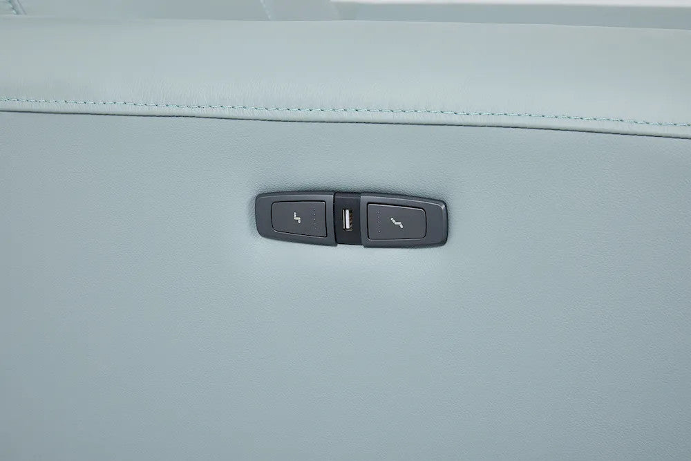 Furniture of America - Themis - Power Sectional, Right Chaise, Pale Blue - CM9937PB-SECT-PM-R view 3