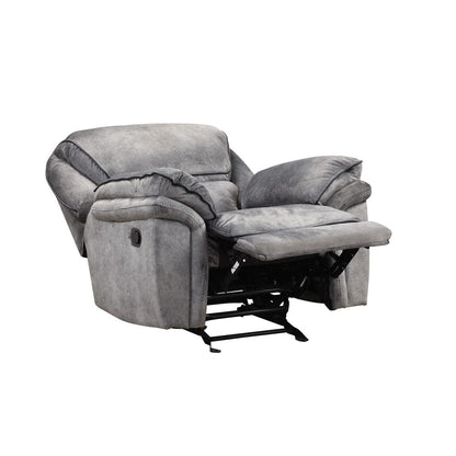 Furniture of America - Themis Recliner in Gray - NX6002GY-CH View 2