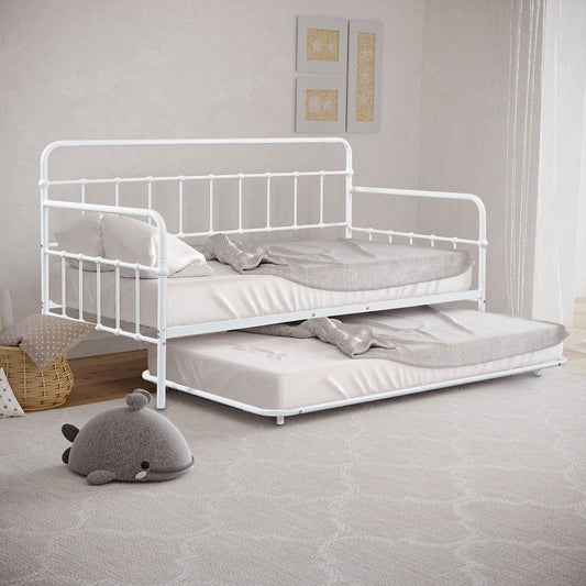 Furniture of America - Thera Daybed w/ Trundle in White - FM1000WH View 1