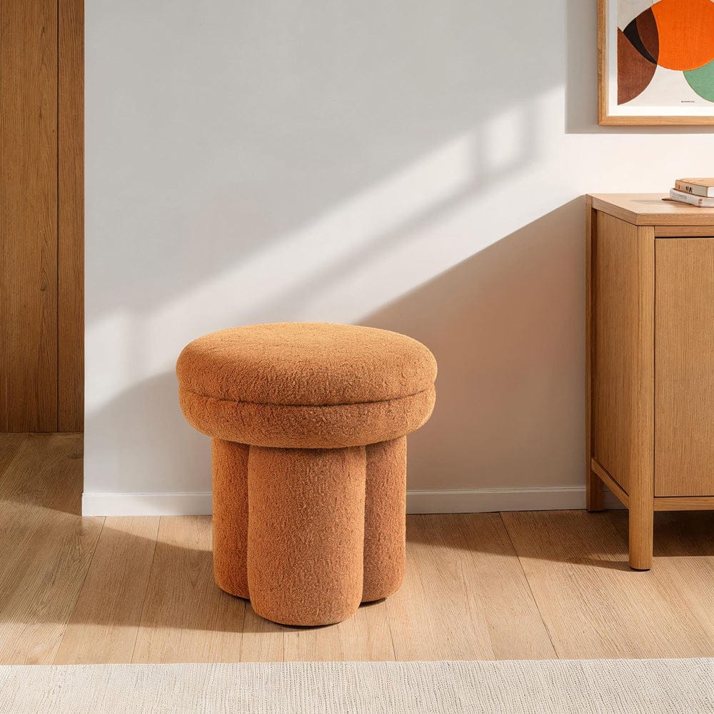 Furniture of America - Thisbe Stool in Saddle Brown - FM-AC8003LB View 1