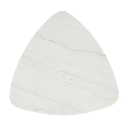 Furniture of America - Thisted Triangle Marble Coffee Table in White/Black - FM44002WH-CT View 2