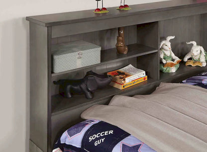 Furniture of America - Tibalt - Full DayBed w/ Trundle, Dark Gray - FOA7466GY-F-BED view 3