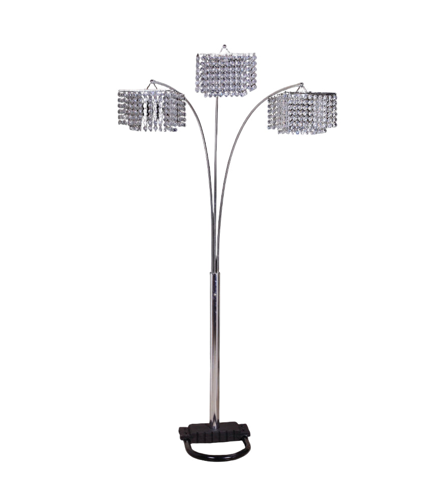 Furniture of America - Tina Arch Lamp in Chrome - L76932 View 1