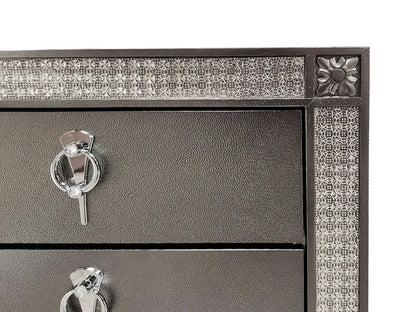 Furniture of America - Titania - 3 Pc. Queen Bedroom Set - FM7240GY-Q-4PC view 2