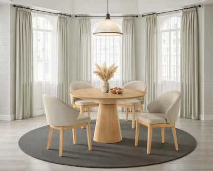 Furniture of America - Tottenham - 5 Pc. Dining Table Set - Oak - FM3222AK-RT-48-5PC23 view 1