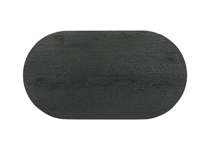 Furniture of America - Tottenham - Oval Dining Table - Black - FM3222BK-OT-TABLE view 3