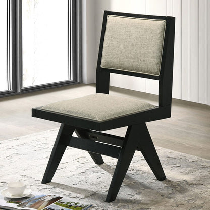 Furniture of America - Tottenham Side Chair Set of 2 in Black - FM3222BK-SC-2PK View 1