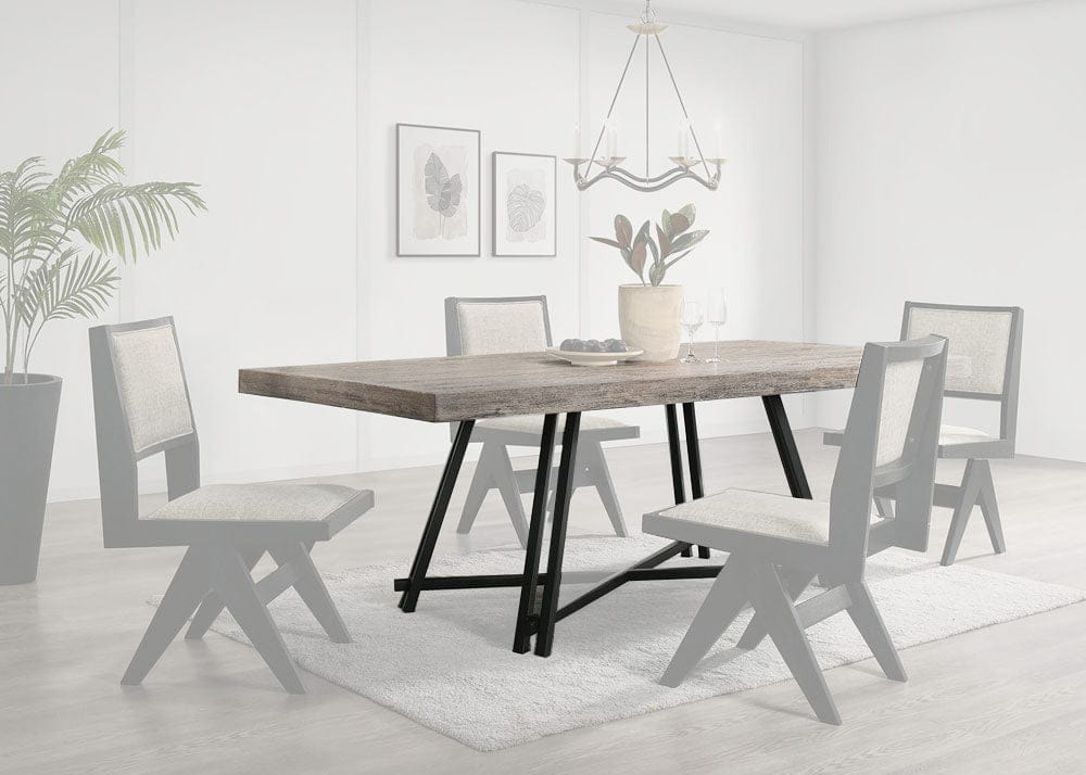 Furniture of America - Tottenham Table in Black - FM3222BK-T View 1