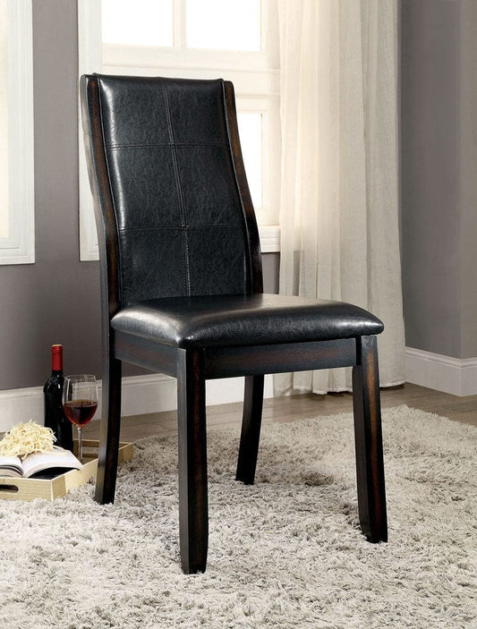 Furniture of America - Townsend I Side Chair Set of 2 in Brown Cherry - CM3339DK-SC-2PK View 1