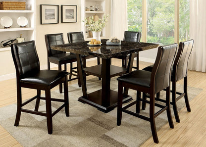 Furniture of America - Townsend Ii Counter Ht. Chair Set of 2 in Brown Cherry - CM3339DK-PC-2PK View 2