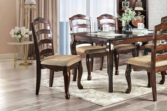 Furniture of America - Townsville 5 Pc. Dining Table Set in Dark Walnut - CM3109T-5PC View 1