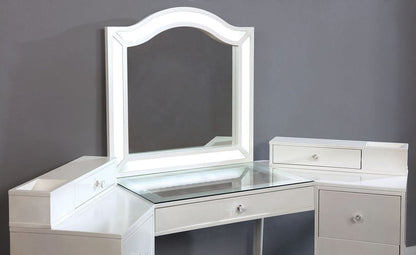 Furniture of America - Tracie Vanity Set in Luminous White - FOA-DK5686WH-PK View 4