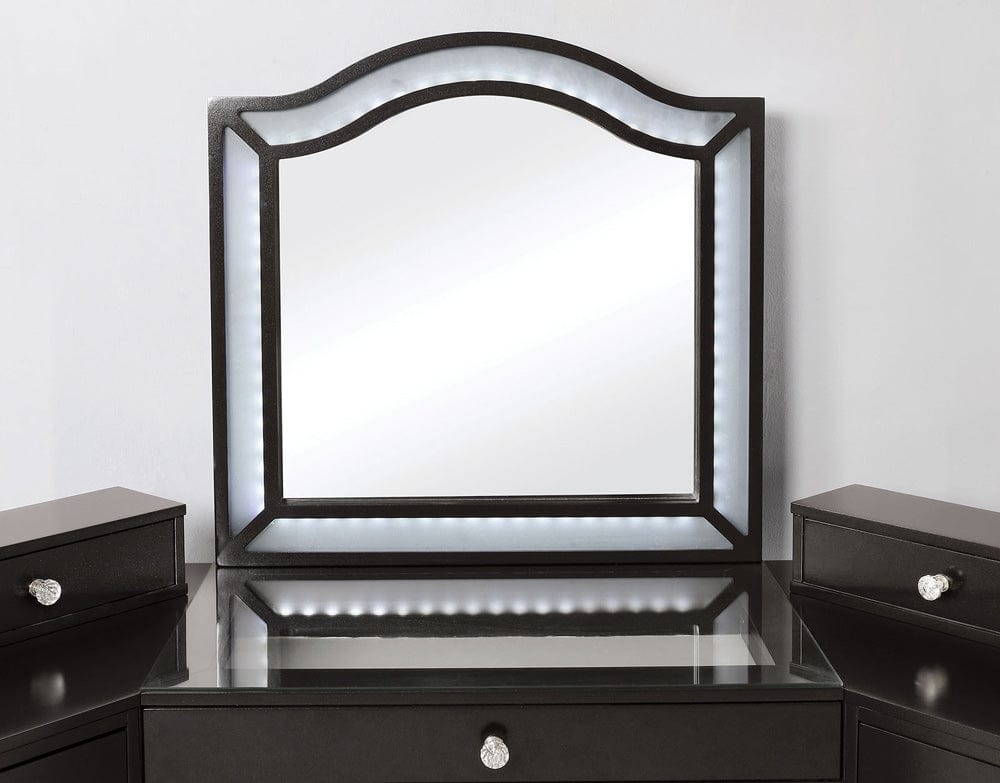 Furniture of America - Tracie Vanity Set in Obsidian Gray - FOA-DK5686DG-PK View 3