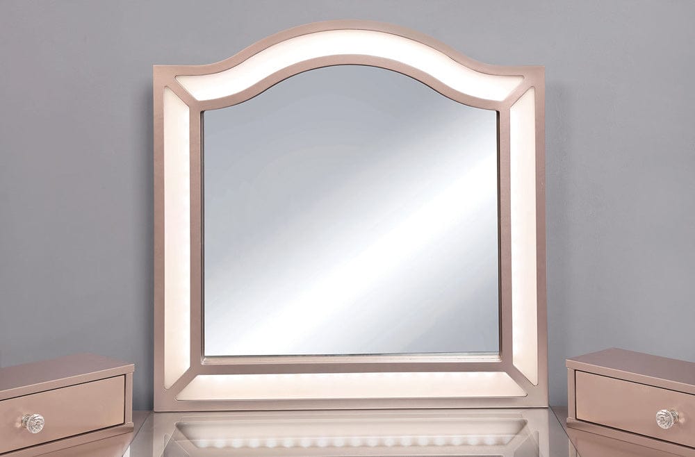 Furniture of America - Tracie Vanity Set in Tiffany Blush - FOA-DK5686PK-PK View 5