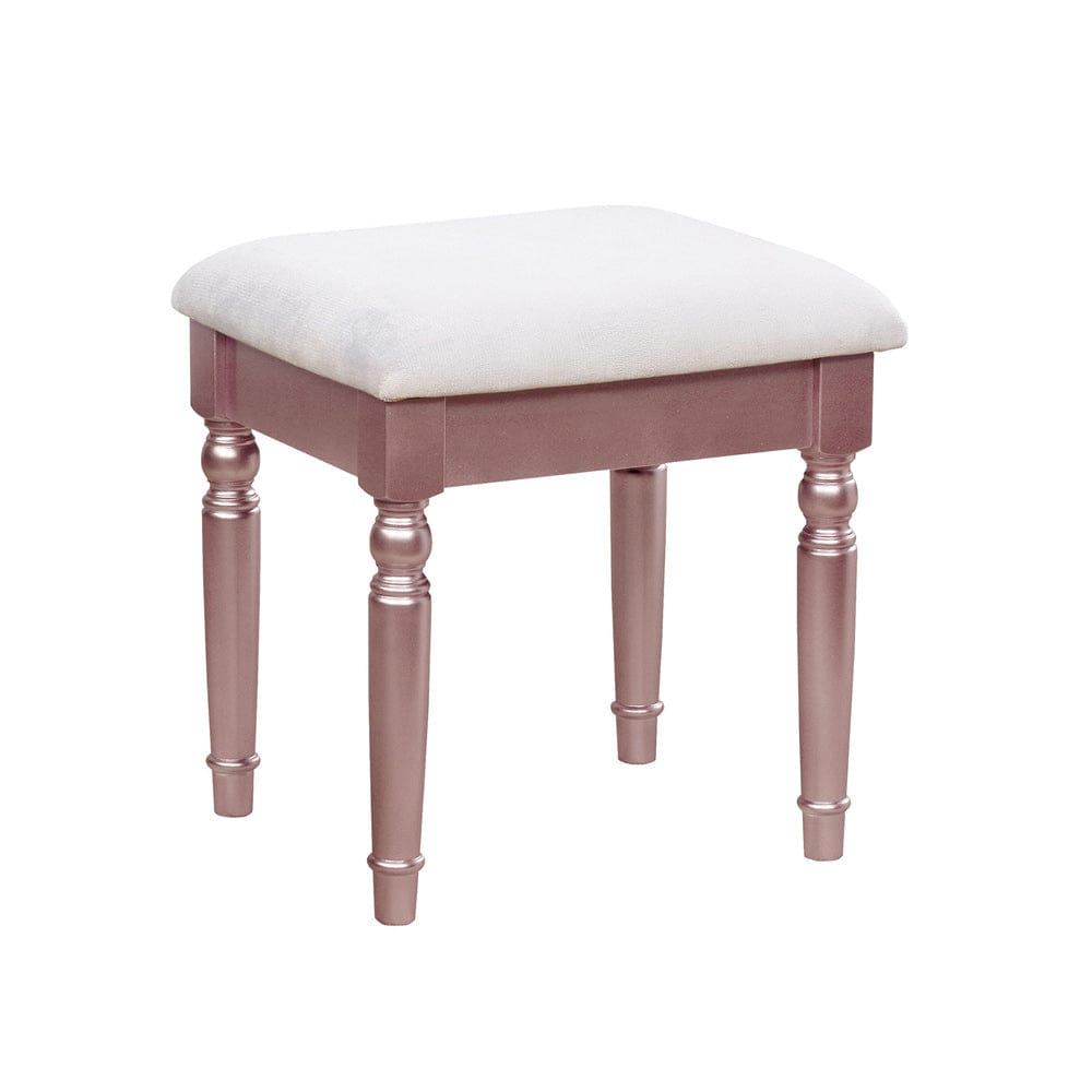 Furniture of America - Tracy Vanity w/ Stool in Rose Gold - CM-DK6162RG View 3