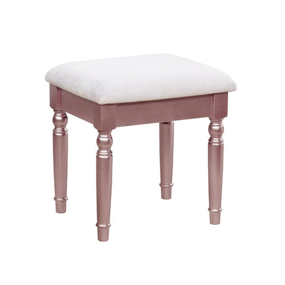 Furniture of America - Tracy Vanity w/ Stool in Rose Gold - CM-DK6162RG View 3