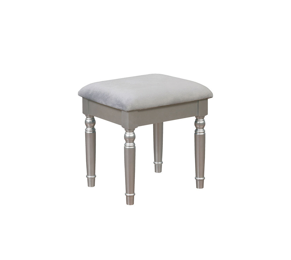 Furniture of America - Tracy Vanity w/ Stool in Silver - CM-DK6162SV View 3
