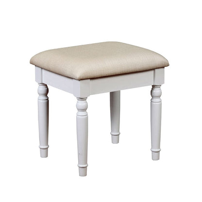 Furniture of America - Tracy Vanity w/ Stool in White - CM-DK6162WH View 3