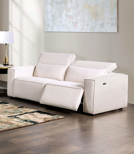 Furniture of America - Treharris Power Loveseat in White - FM62002WH-LV-PM-PK View 1