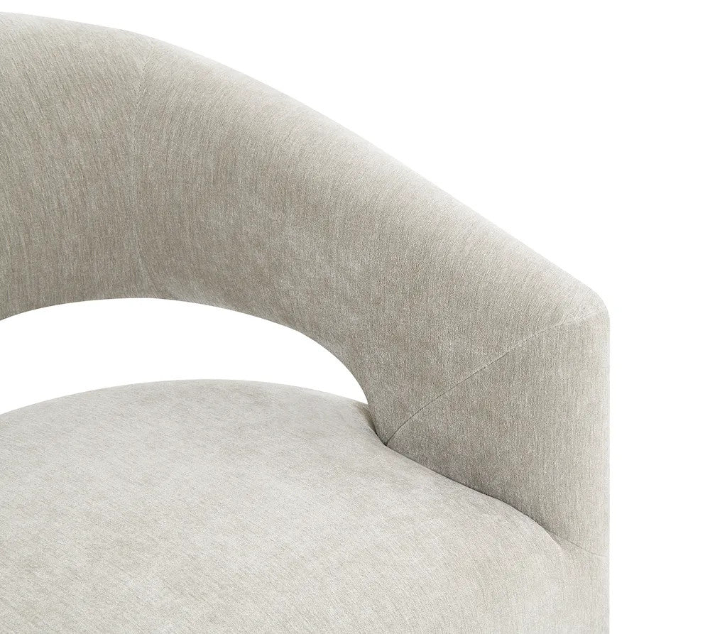 Furniture of America - Tresa - Dining Arm Chair W/ Casters, Taupe - FM-AC3002TP view 5