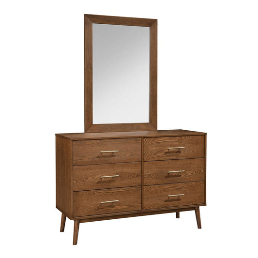 Furniture of America - Tromso Mirror in Walnut - FM7220WN-M View 2