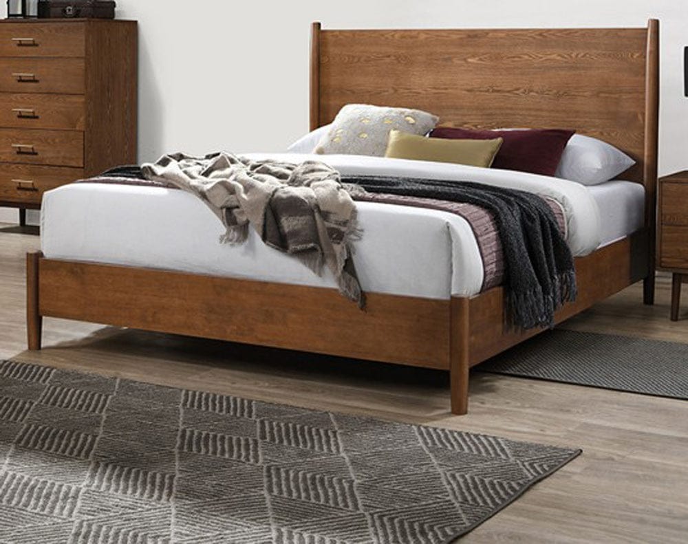 Furniture of America - Tromso Queen Bed in Walnut - FM7220WN-Q-BED View 1