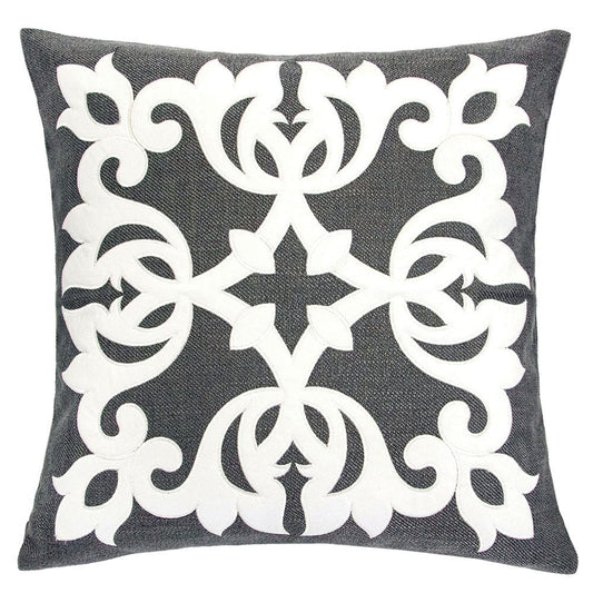 Furniture of America - Trudy 20" X 20" Pillow Set of 2 in Gray - PL8056-2PK View 1