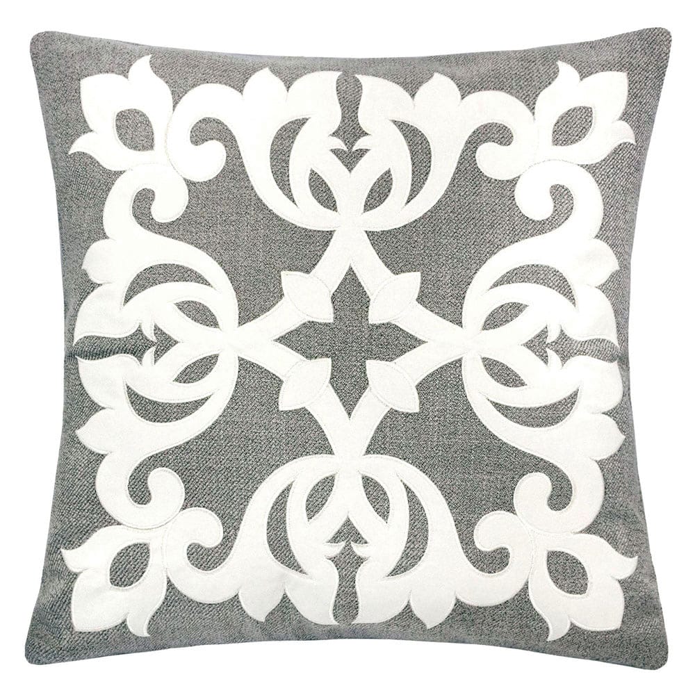 Furniture of America - Trudy 20" X 20" Pillow Set of 2 in Silver - PL8057-2PK View 1