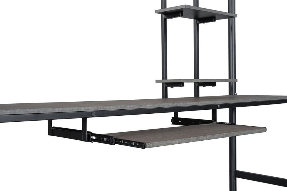 Furniture of America - Tymon Twin Loft Bed (K/D) in Black - FM-BK907BK-T View 3