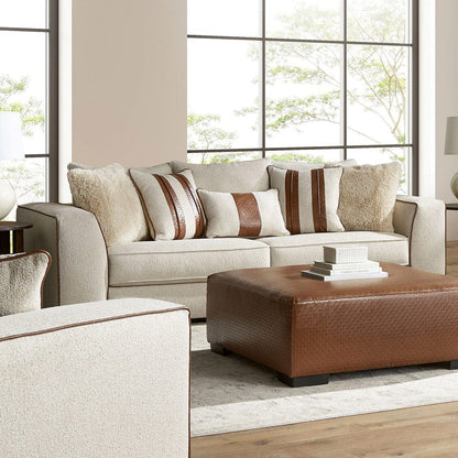 Furniture of America - Ulvery Sofa in Beige/Brown - SM5185-SF View 2