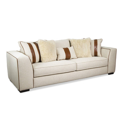 Furniture of America - Ulvery Sofa + Loveseat in Beige/Brown - SM5185-2PC View 2