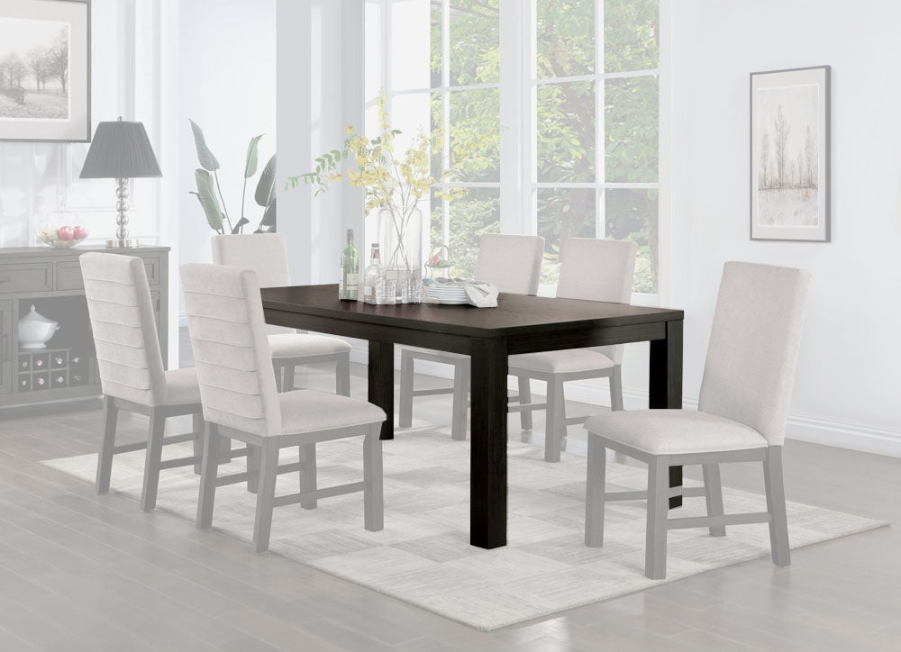 Furniture of America - Umbria Dining Table in Antique Black/Gray - CM3252BK-T View 1