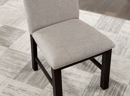 Furniture of America - Umbria Side Chair Set of 2 in Antique Black/Gray - CM3252BK-SC-2PK View 2