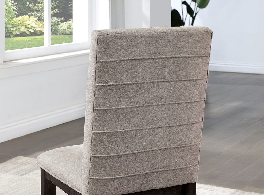 Furniture of America - Umbria Side Chair Set of 2 in Antique Black/Gray - CM3252BK-SC-2PK View 4