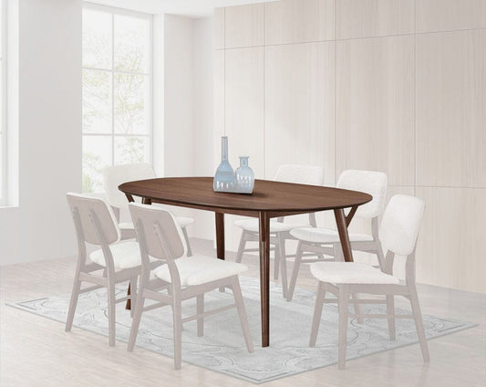 Furniture of America - Uzwil Dining Table in Walnut - FM3214WN-T View 1