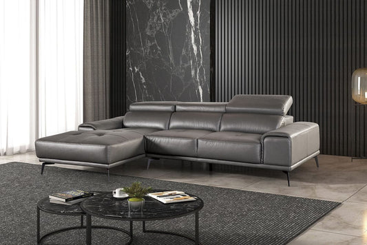 Furniture of America - Vadso Sectional, Left Chaise in Dark Gray - FM69005DG-SECT-L View 1