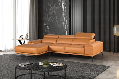 Furniture of America - Vadso Sectional, Left Chaise in Tangerine - FM69005LB-SECT-L View 1