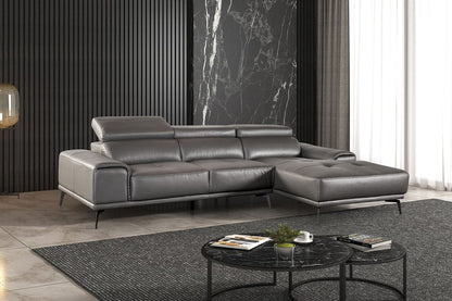 Furniture of America - Vadso Sectional, Right Chaise in Dark Gray - FM69005DG-SECT-R View 1